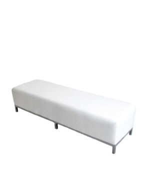 White Vinyl Bench
