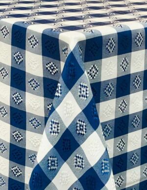 Blue & White Check