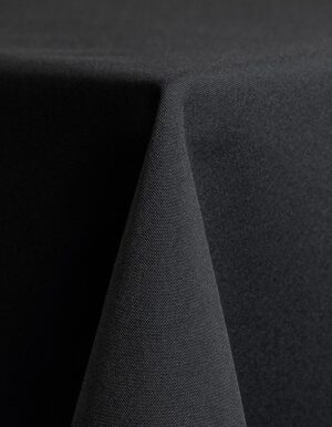 black poplin Poly Poplin Fabric - Black