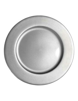 Silver Lacquer Charger