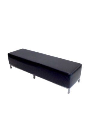 Black Vinyl Bench