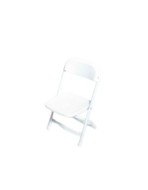 Child's White Folding Chair