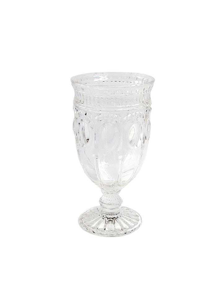 12 oz Clear Carousel Goblet