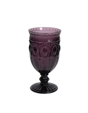 12 oz Violet Carousel Goblet
