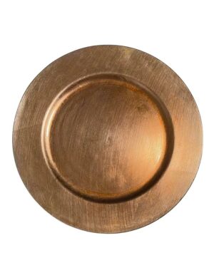 Rose Gold Lacquer Charger