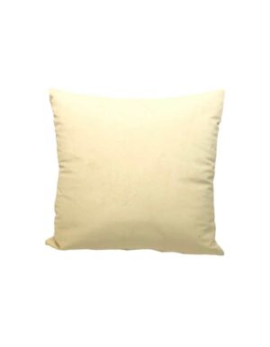 Ivory Velvet Pillow - 20"x20"