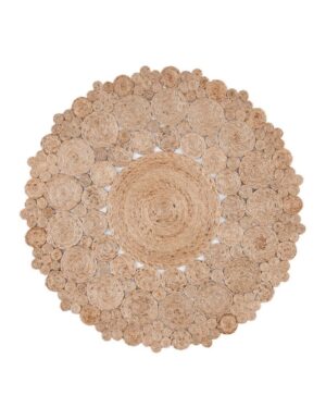 Round Cosmic Jute Rug - 5'