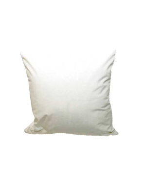 White Velvet Pillow - 20"x20"
