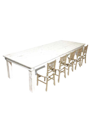 Whitewash Child Height Table