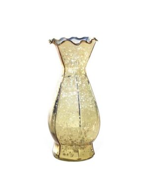 Golden Antique Vase,  5.5" x 11"