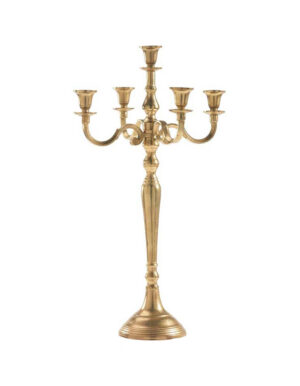 Verona Gold 5 Arm Candelabra