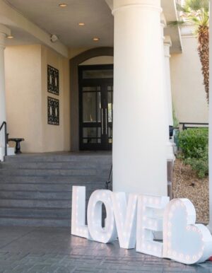 White Marquee Letters & Numbers