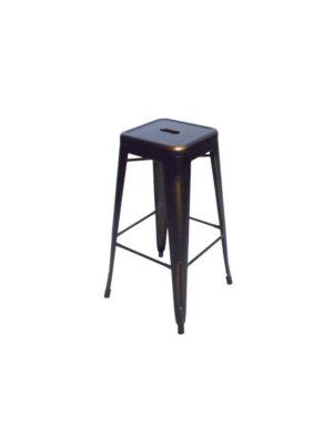 Distressed Copper Pub Bar Stool