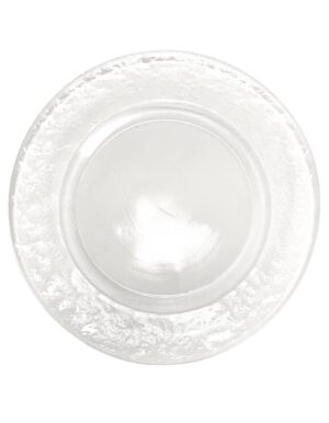 Hammered Glass Charger