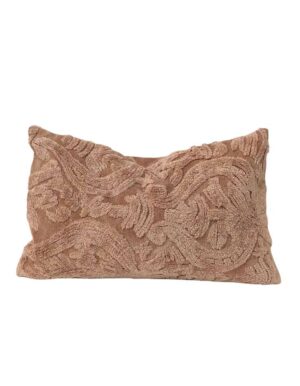 Blushy Brocade Pillow - 16"x26"