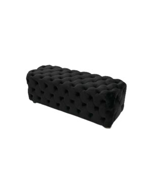 Black Velvet Belmont Bench
