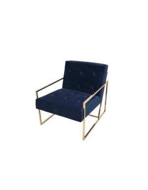 Navy Velvet Markham Side Chair