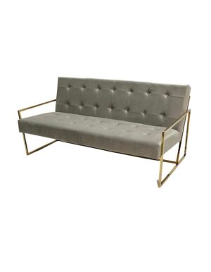 Silver Velvet Markham Sofa