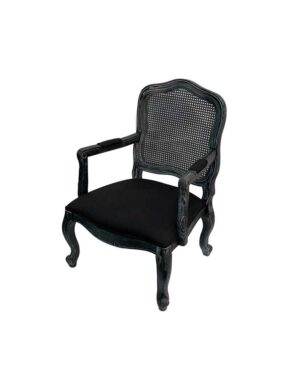 Calais Armchair - Black/Black
