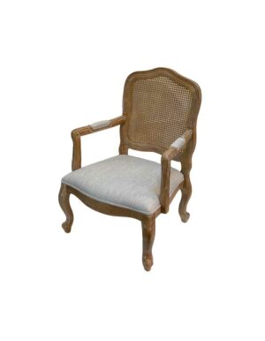 Calais Armchair - Natural/Gray