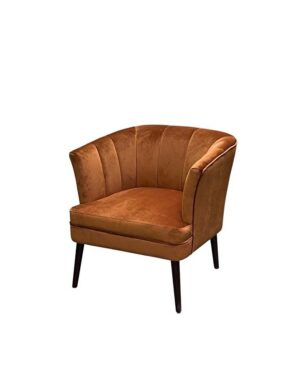 Terracotta Velvet Pearson Armchair