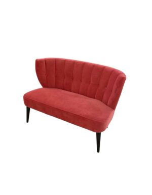 Rouge Velvet Viola Settee