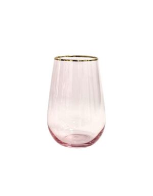 17.25 Chloe Rose Stemless Wine/Water