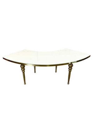 Dubai Serpentine Table - White