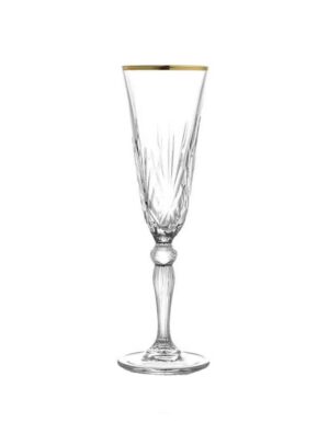 5.5 oz Cristallo+Gold Flute