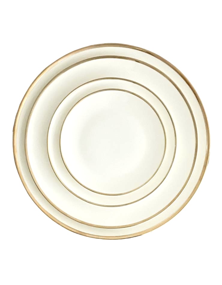 Harlow Coupe White + Gold