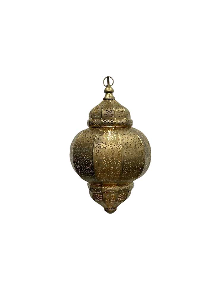 Moroccan Lamp Pendant, 17"