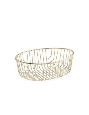 Luxe Gold Bread Basket
