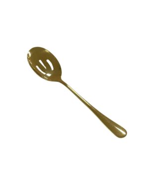 8.75" Gold Slotted Serving Spoon