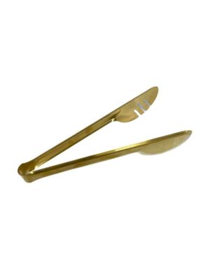 9.5" Gold Tongs
