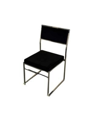 Gramercy Chair - Black + Silver