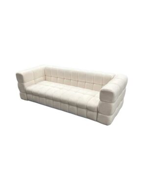 Cream Shearling Belia Sofa
