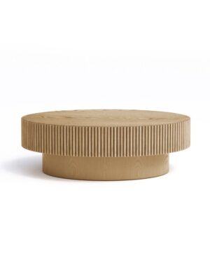 Byron Oval Oak Coffee Table